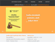 Tablet Screenshot of antikvariat-glavan.si